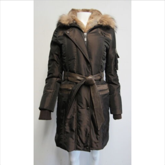 JAVIER SIMORRA brown coat sz 40/ 4 - Picture 1 of 8